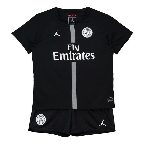 JORDAN Camiseta Paris Saint Germain 3ª 1ª Niños 2018/19 Negro